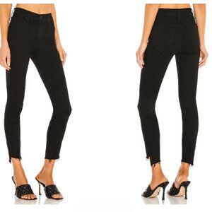 MOTHER The Stunner Zip Ankle Step Fray Jeans Not Guilty Size 25 Designer Denim